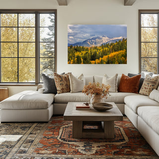 Mountain Canvas Wall Art, Chair Mountain Crested Butte, Colorado, Fall Aspen Trees