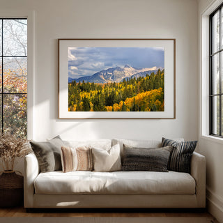 Mountain Canvas Wall Art, Chair Mountain Crested Butte, Colorado, Fall Aspen Trees