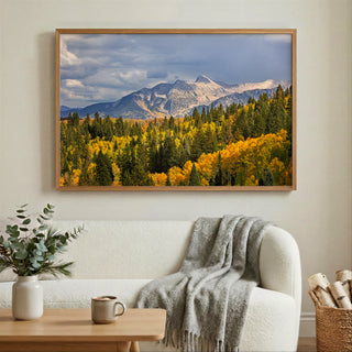Mountain Canvas Wall Art, Chair Mountain Crested Butte, Colorado, Fall Aspen Trees