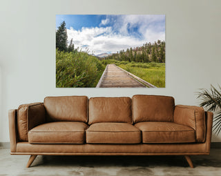 Rocky Mountain National Park Canvas Wall Art - Hiking Picture