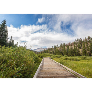 Rocky Mountain National Park Canvas Wall Art - Hiking Picture