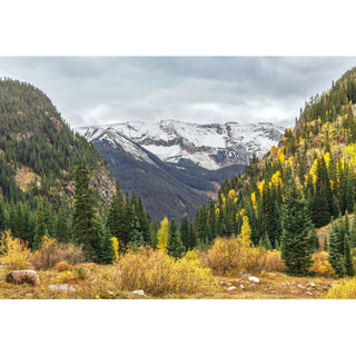 Colorado Fall Mountain Wall Art Print - Nature Canvas