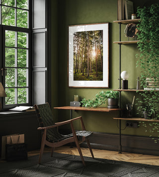 Pine Trees Forest Wall Art, Colorado Nature Photography, Canvas wall art