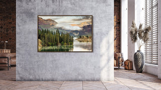 Colorado Rocky Mountains Wall Art, Lake, Nature Photography, Pine Trees, Nature Wall Art