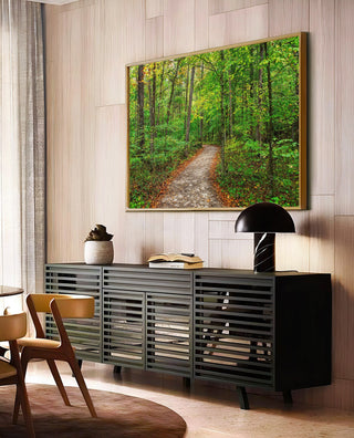 Peaceful Forest Wall Art, Tree Lined Path Canvas Print, Nature Photography, Nature Wall Art