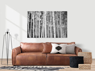 Colorado Aspen Trees in Black and White: Extra Large Wall Art, Up to 40x60 Canvas Print