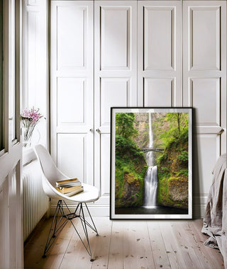 Multnomah Falls Picture, Nature Wall Art, Portland Oregon, Nature Photography, Waterfall Print, Extra Large Wall Art, Columbia River Gorge