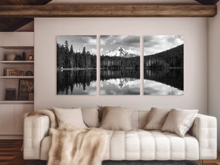 Black and White Mountain Art Prints - Mount Hood Oregon