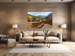 Aspen Colorado Mountain Canvas Wall Art - Nature Photography Home Decor