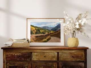 Aspen Colorado Mountain Canvas Wall Art - Nature Photography Home Decor