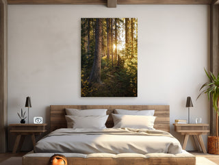 Sunrise in the National Forest - Canvas Wall Art - Nature Photography for Home Decor