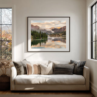 Lake San Cristobal - Colorado Mountain Framed Photo Print